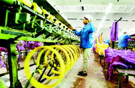 华岳纺织集团新产品出口